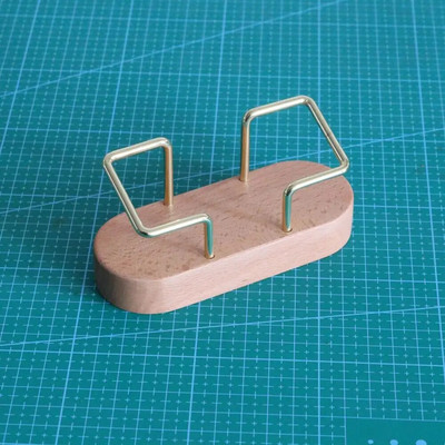 Visiitkaardihoidja Korraldaja Kontori laud vitriinalus Memolett Aksessuaarid Lauariiul Kodu Puidust kaardihoidja Panipaik