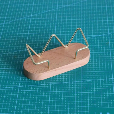 Visiitkaardihoidja Korraldaja Kontori laud vitriinalus Memolett Aksessuaarid Lauariiul Kodu Puidust kaardihoidja Panipaik