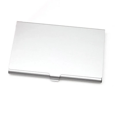 Vizītkaršu turētājs Kredītkaršu futrālis Viegls alumīnija kabatas karšu maciņš Maks Metāla plāns vārda karšu turētājs sievietēm Vīriešiem ceļojumā