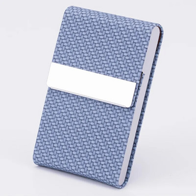 PU ādas vizītkaršu turētājs Modes magnētiska aizdare kredītkartes kastes biroja piederumi dāvanu RFID bloķējošs vizītkartes futrālis