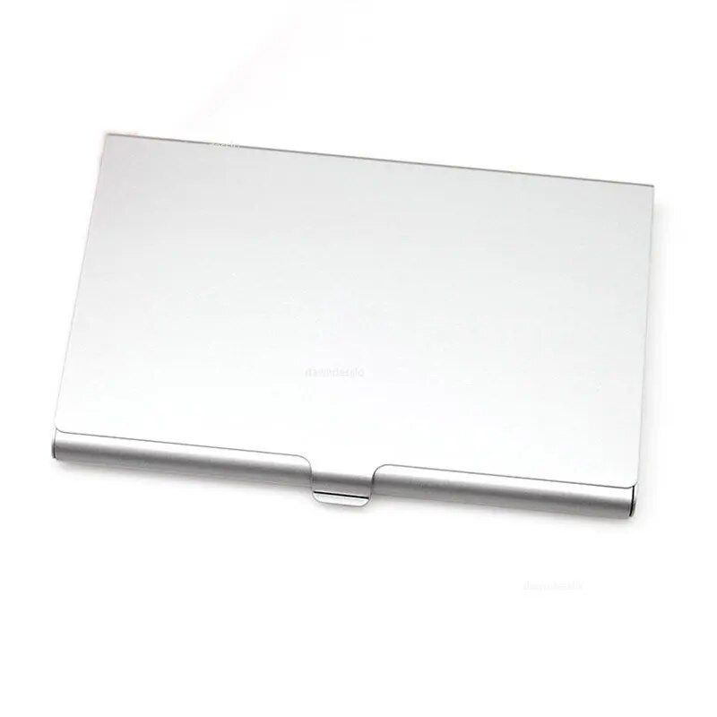 Δημιουργική θήκη επαγγελματικής κάρτας Θήκη για κάρτες από κράμα αλουμινίου Κάλυμμα μεταλλικού κουτιού Πιστωτική ανδρική θήκη επαγγελματικής κάρτας Μεταλλικό πορτοφόλι