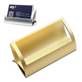 Creative Metāla karšu turētāji Piezīme biroja displeja galdam Biznesa turētāji Galda piederumi Statīvs Piezīmju klipu turētājs