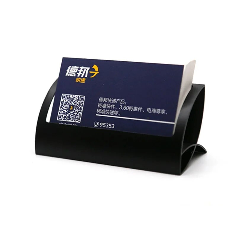 Creative Metāla karšu turētāji Piezīme biroja displeja galdam Biznesa turētāji Galda piederumi Statīvs Piezīmju klipu turētājs