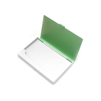 Κάλυμμα κουτιού θήκης Creative από κράμα αλουμινίου Πιστωτική θήκη επαγγελματικής κάρτας Κάλυμμα μεταλλικού κουτιού Πιστωτική ανδρική θήκη Casual μεταλλικό πορτοφόλι