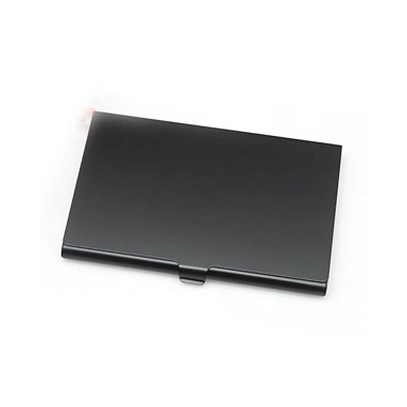 Creative alumiiniumsulamist hoidiku karbi kate Krediit-visiitkaardiümbris Metallkarbi kate Krediitkaardi meeste hoidja vabaaja kaardi metallist rahakott