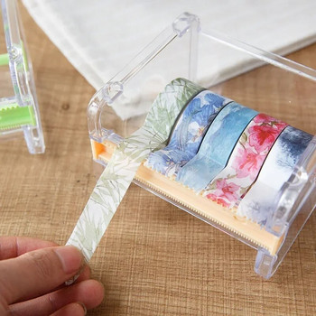 1 τμχ Γραφική ύλη Masking Tape Cutter Washi Tape Storage Organizer Cutter Tape Office Dispenser Αναλώσιμα γραφείου Επιστροφή στο σχολείο