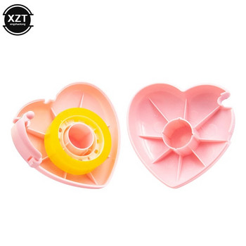 Резачка за маскираща лента Candy Color Design Of Love Heart Washi Tipe Cutter Офис Диспенсер за тиксо Ученически пособия