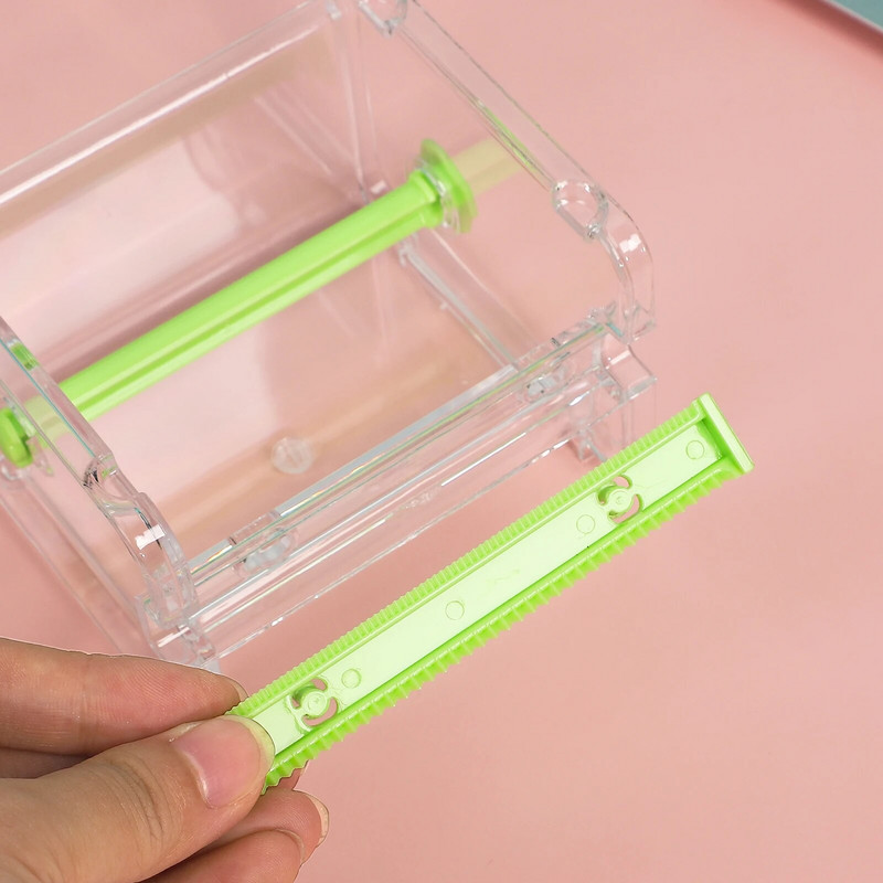 Creative Washi lentes griezēja komplekts Lentes rīks Caurspīdīgs lentes turētājs Lentes dozators Skolas piederumi Biroja kancelejas preces