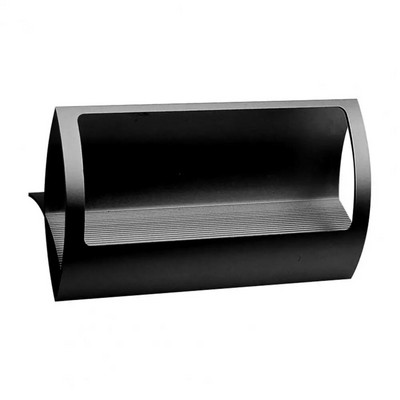 Vizītkaršu turētājs Augstas cietības rūsas necaurlaidīgs metāla rakstāmgalda vizītkaršu displeja organizatora statīvs mājām