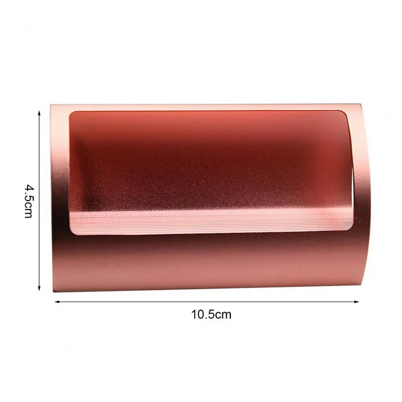 Vizītkaršu turētājs Augstas cietības rūsas necaurlaidīgs metāla rakstāmgalda vizītkaršu displeja organizatora statīvs mājām