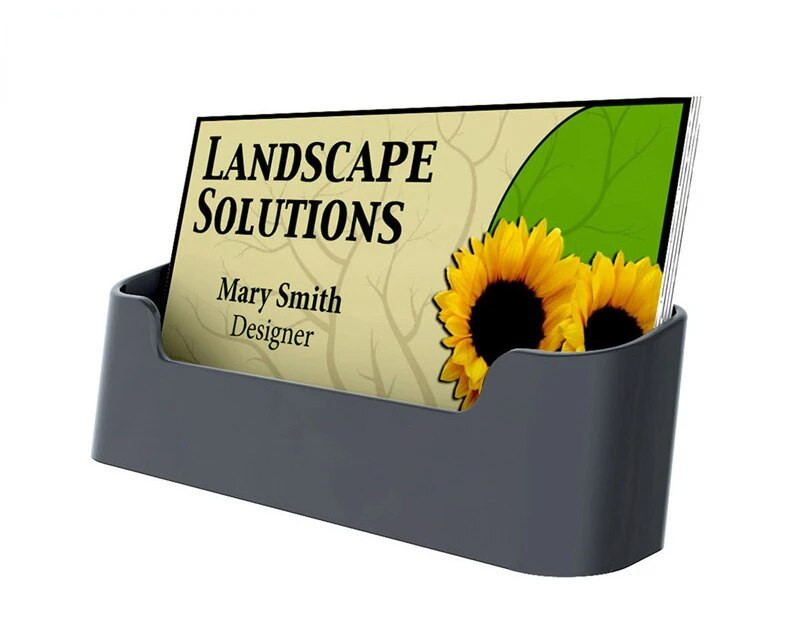 1 τεμ. Clear Desk Shelf Box Storage Display Stand Ακρυλικό Πλαστικό Διαφανές Επιτραπέζιο Θήκη Επαγγελματικής Κάρτας Θέση κάρτας