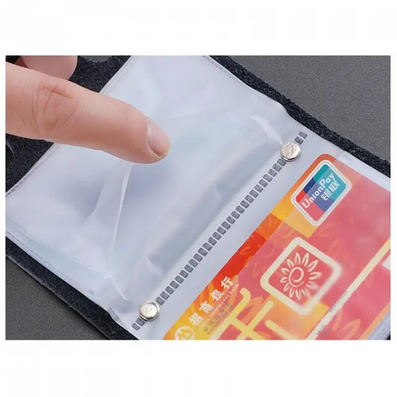 LOLEDE Αντικλεπτική Ταυτότητα Κάτοχοι Επαγγελματικής Κάρτας Πιστωτική Σήμα Κάρτες Μόδας Τσάντα Pu Δερμάτινο Πορτοφόλι Τσέπης