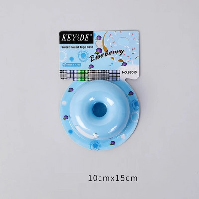 1 kom. Rezač samoljepljive trake u boji slatkiša Dizajn ljubavnog srca/krafne u obliku Washi trake Rezač uredske trake Dozator školski pribor