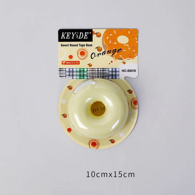 1 kom. Rezač samoljepljive trake u boji slatkiša Dizajn ljubavnog srca/krafne u obliku Washi trake Rezač uredske trake Dozator školski pribor