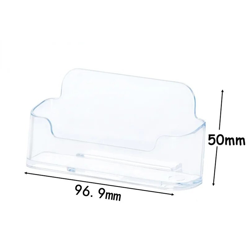 Karstā izpārdošana, pārnēsājams, caurspīdīgs vizītkaršu turētājs displeja statīvs, galddators, galda virsma, vizītkaršu turētājs, rakstāmgalda plaukta kaste