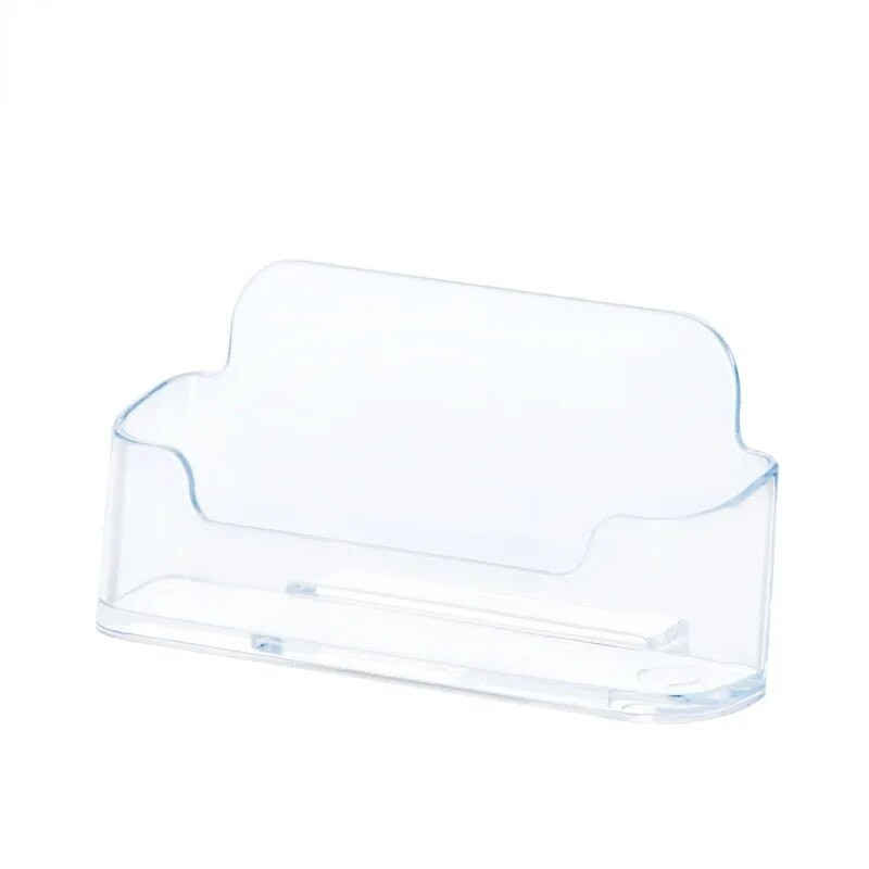 Karstā izpārdošana, pārnēsājams, caurspīdīgs vizītkaršu turētājs displeja statīvs, galddators, galda virsma, vizītkaršu turētājs, rakstāmgalda plaukta kaste