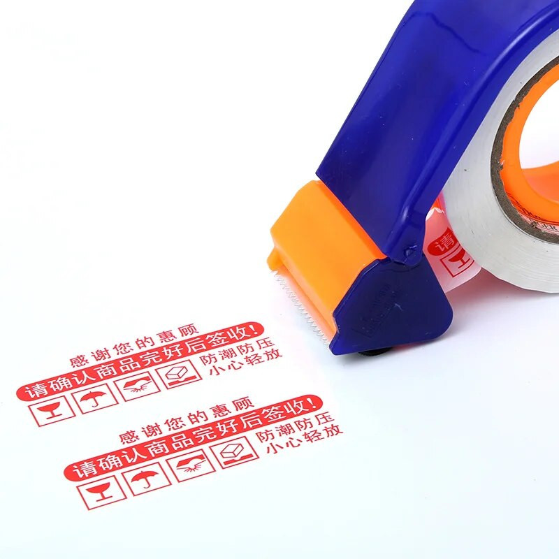 Lentes dozators plastmasas blīvējuma iepakotājs iepakojums 48 MM platuma rullīšu lentes griezējs blīvēšanas lentes turētāja manuālā iepakošanas mašīna