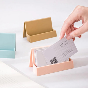 Δημιουργικές θήκες για πλαστικές κάρτες Σημείωση για Επιχειρηματική βάση προβολής γραφείου Αξεσουάρ γραφείου Βάση κλιπ υπομνημάτων βάσης