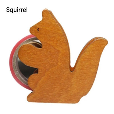 Vintage puidust lindi jaotur Armas koomiksikassi rull-lindi lõikur tihendus Washi lindi hoidik käsitsi pakkimistööriist kontoritarvikud