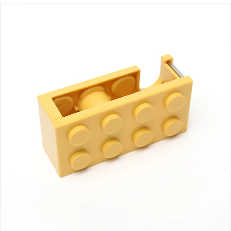 Radošs papīra lentes griezējs Biroja celtniecības bloka formas kancelejas piederumi Maskēšanas lentes turētāja dozators mazgāšanas lentes uzglabāšana biroja rīki