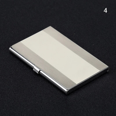 Vizītkaršu turētājs Slim Pocket Nerūsējošā tērauda vārda karšu turētāja ID futrālis Kredītkartes kastīte Vizītkaršu futrālis Galda organizators