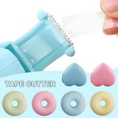 Daudzfunkcionāls virtuļa formas lentes dozators Kancelejas preces Studentu skolas biroja piederumi Plastmasas skropstu pieaudzēšanas lentu griezējs