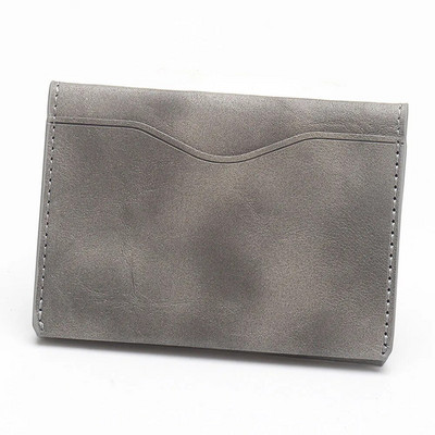 Sabiezināts PU ādas maks 3 karšu slots kredīta ID karšu turētājs maku naudas maciņš vīriešiem sievietēm modes soma vizītkartes vāciņš