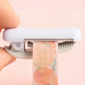 KOKUYO Мини нож за маскиране на тиксо Преносим цветен диспенсър за 20-25 mm хартия Washi Tapes Стикери Инструменти за дневник A6595