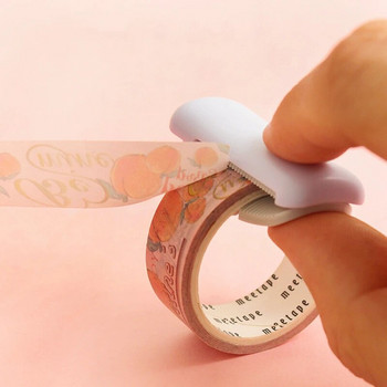 KOKUYO Mini Masking Tape Cutter Φορητός διανομέας έγχρωμου μεγέθους για 20-25mm Paper Washi Tapes Αυτοκόλλητα Εργαλεία περιοδικού A6595