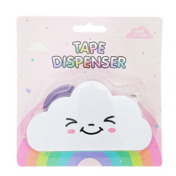 1 τμχ Cute Cloud Masking Tape Sticker Cutter Washi Tape Storage Organizer Cutter Tape Office Dispenser Αναλώσιμα γραφείου