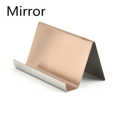 Metāla vizītkartes nosaukuma atzīme Displeja statīvs Displeja statīvs Galda galda organizators Mobilā tālruņa turētājs konferenču telpas piederumi