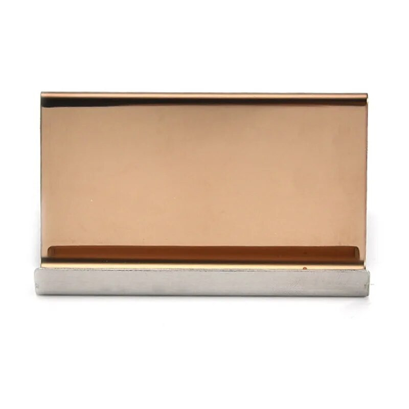 Metāla vizītkartes nosaukuma atzīme Displeja statīvs Displeja statīvs Galda galda organizators Mobilā tālruņa turētājs konferenču telpas piederumi