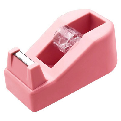 Μονόχρωμη Βασική πλαστική θήκη ταινίας Hand-free για 2 εκ. Επιτραπέζια ταινία Ταινία κοπής Gear Storage Organizer Αναλώσιμα γραφείου