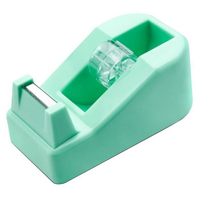 Μονόχρωμη Βασική πλαστική θήκη ταινίας Hand-free για 2 εκ. Επιτραπέζια ταινία Ταινία κοπής Gear Storage Organizer Αναλώσιμα γραφείου