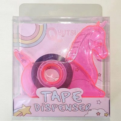 1 tk juhusliku värvi lindi jaotur, lõikamine õpilase lindi jaotur, akrüülist kirjatarbed