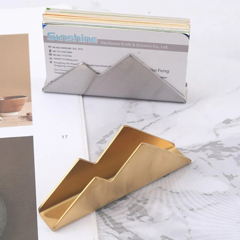 Creative Style Θήκες επαγγελματικών καρτών χοντρό 430 ανοξείδωτο ατσάλι Πλήρης μεταλλική θήκη για κάρτες Γραφείο Organizer Φοιτητικά γραφεία