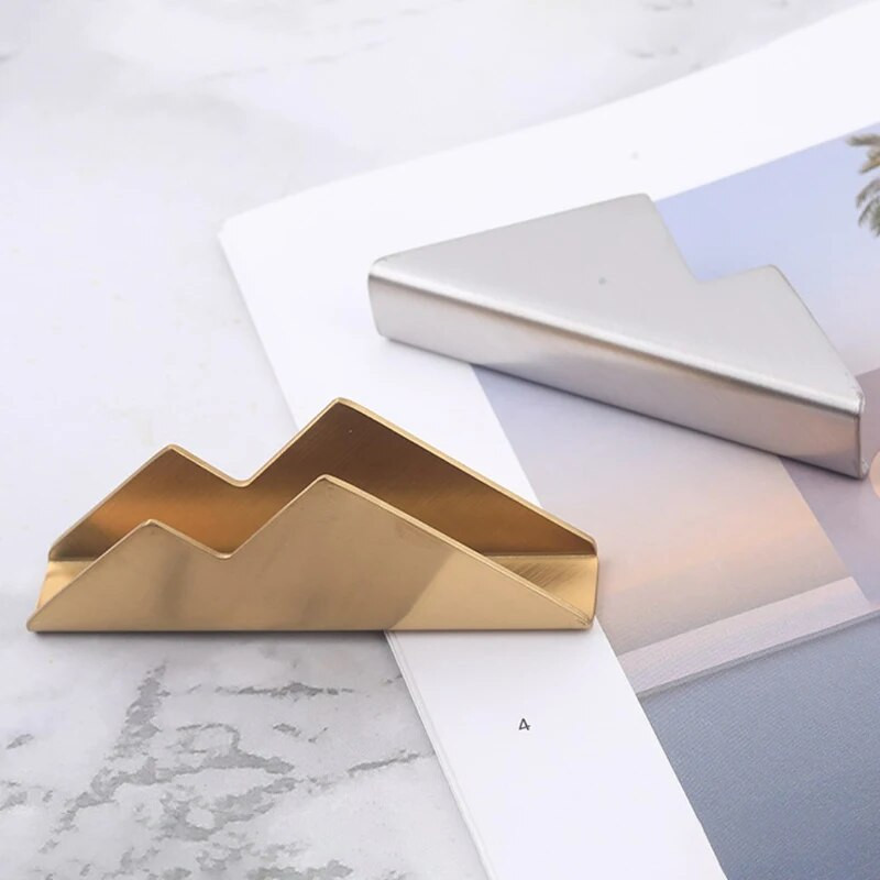 Creative Style Θήκες επαγγελματικών καρτών χοντρό 430 ανοξείδωτο ατσάλι Πλήρης μεταλλική θήκη για κάρτες Γραφείο Organizer Φοιτητικά γραφεία