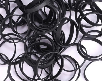 Μαύρο βιομηχανικό λαστιχένιο ελαστικό βαρέως τύπου δέσιμο συσκευασίας Συσκευασία που επιλέγετε Μέγεθος και ποσότητα
