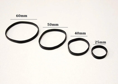 Черна промишлена гумена лента Еластична тежка опаковка Връзка Опаковка Вие избирате размер и количество