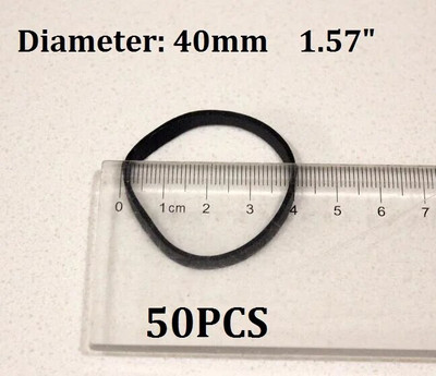 Melna rūpnieciskā gumijas lente, elastīga lieljaudas iesaiņojuma kaklasaites iepakojums, kuru izvēlaties izmēru un daudzumu