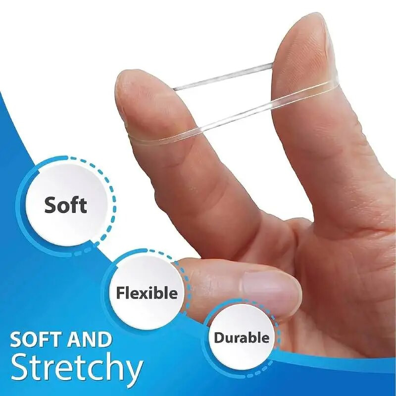 1000gab Mazi dzidri mati Mini elastīgas matu lentes Elastīgas matu saites Gumijas meitenēm Sievietēm Mazuļiem Maziem bērniem Mājdzīvniekiem bizes zirgaste