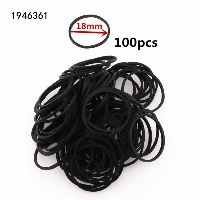 Υψηλής ποιότητας 905 Μαύρες λαστιχένιες ταινίες Κόλλες Συνδετήρες Ισχυρό Ελαστικό Γραφείο Φοιτητές Σχολικά Γραφικά