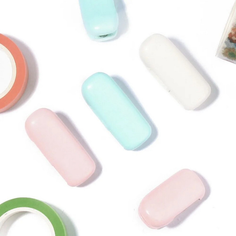 Arts Paper Tape Cutting Clip Crafts Scrapbooking Tools Mini DIY Tape Cutter Candy Color Portable Tape Dispenser Σχολικό γραφείο