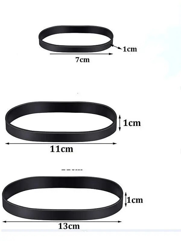 Πλάτος 1cm Μαύρο Χρώμα Λαστιχένια βαρέως τύπου για φινίρισμα σακίδιο πλάτης Υπαίθριο κάμπινγκ