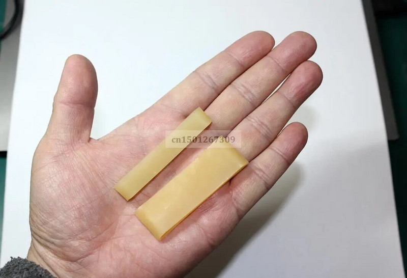 20 vienetų, tvirtos, didelės apkrovos, plačios elastinės silikoninės latekso guminės juostos, plokščios ilgio 6 cm 2,36 colio