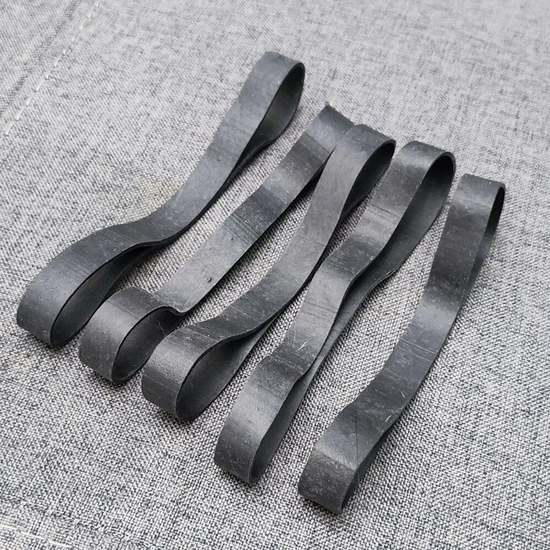 15 τμχ Μαύρες λαστιχένιες ταινίες 14,5 cm/5,7 ιντσών Μεγάλου μεγέθους ελαστικό ελαστικό δαχτυλίδι για πακέτα επιστολόχαρτου γραφείου