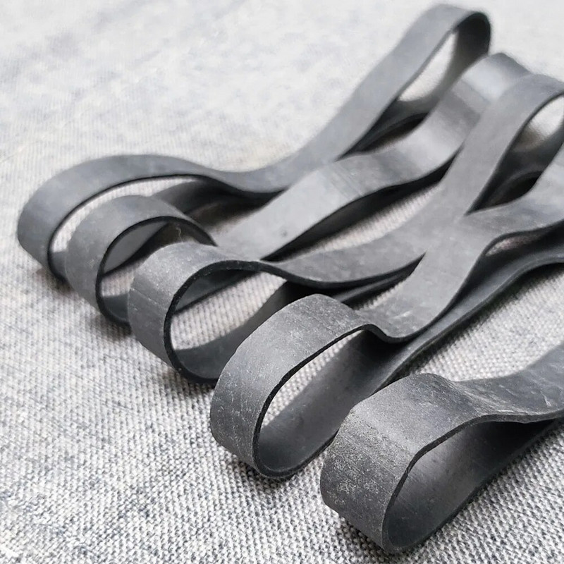 15 τμχ Μαύρες λαστιχένιες ταινίες 14,5 cm/5,7 ιντσών Μεγάλου μεγέθους ελαστικό ελαστικό δαχτυλίδι για πακέτα επιστολόχαρτου γραφείου