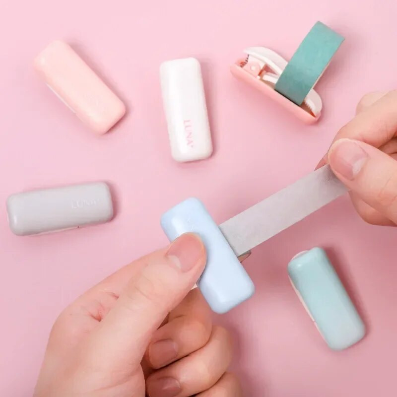 Mini Cutter Papīra dienasgrāmata Mājas Pārnēsājama Maskēšana Washi Tape Krāsu Uzlīmju Dozators 6-30mm Lentes 1gab Albums Par