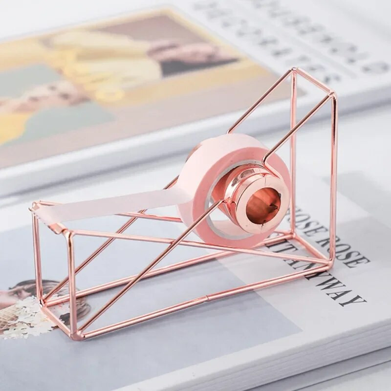 Ταινία υλικού Κόφτης γραφείου Προμήθειες αποθήκευσης Washi Masking Stationery Dispenser Style Organizer Metal Nordic