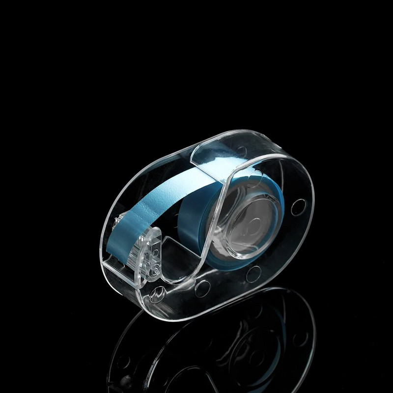 1,5cm Tape Cutter Dispenser Special Tapes Seat Απλό διαφανές κόφτη Χρήσιμο Βολικό Βολικό Γραφείο Σχολική προμήθεια